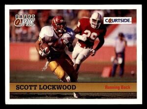 1992 Courtside Draft Pix #7a Scott Lockwood Football Card